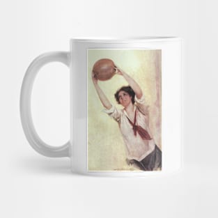 Vintage Sports, Women's Basketball a Player with the Ball Mug